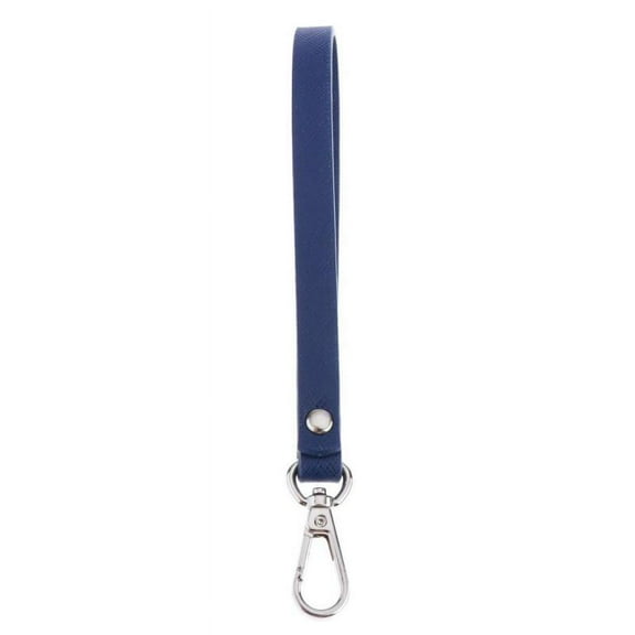 Bag Wrist Strap Replacement Pu Leather Clutch Handbag Wristlet for Bag Making - Navy