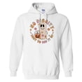 thumbnail image 1 of Bag it up Halloween Hoodie Sweatshirt Unisex 3X-Large White, 1 of 5