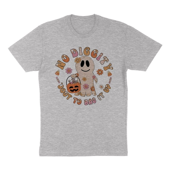Bag it up Halloween Shirt Unisex 3X-Large Grey