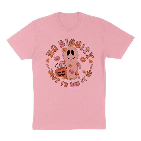 Bag it up Halloween Shirt Unisex Large Pink