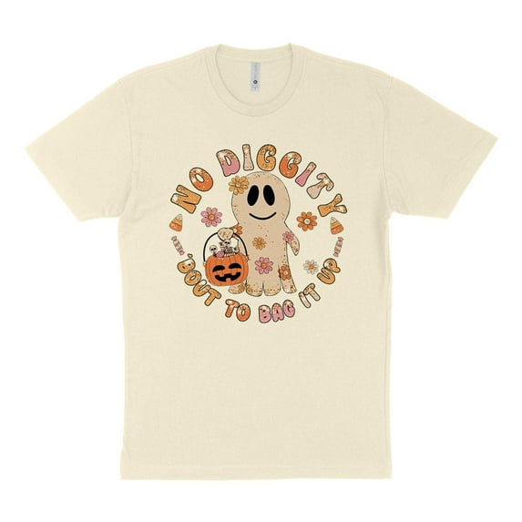 Bag it up Halloween Shirt Unisex X-Small Natural
