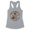 thumbnail image 1 of Bag it up Halloween Tank Top Fitted Racerback Women's Large Heather Grey, 1 of 5
