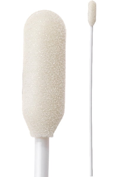 (Bag of 50 Swabs) 71-4515.1:  6.093” Overall Length Swab with Long Foam Mitt and Polypropylene Handle