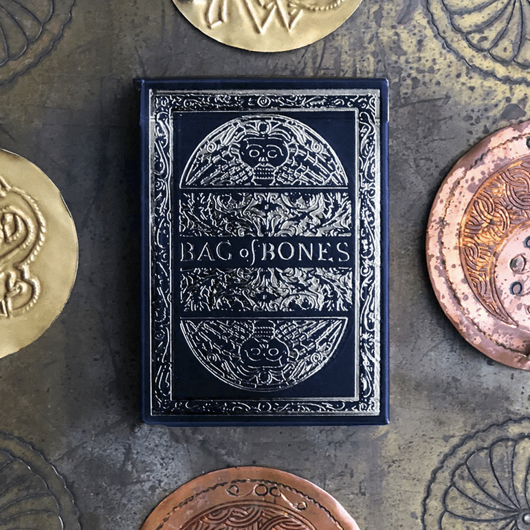 Bag of Bones Playing Cards - Premium Silver Edition by Artiphany John Littleboy
