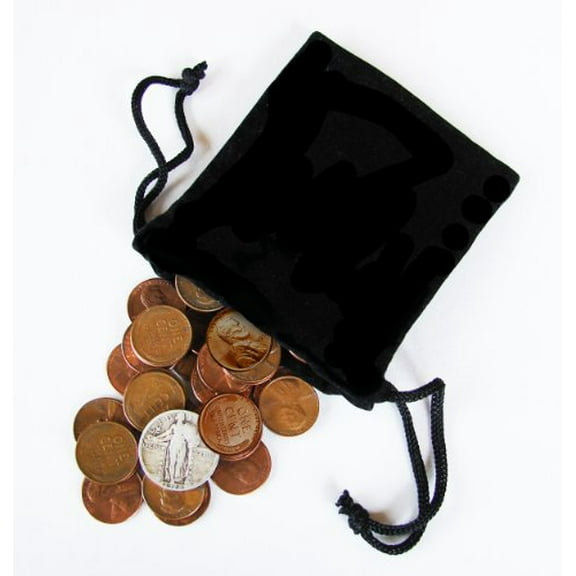 Bag of Fifty Various Coins with silver quarter