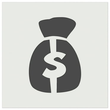 Bag of Money DIY Cookie Wall Craft Stencil - 5.5 Inch