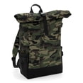 thumbnail image 1 of BagBase Block Roll-Top Backpack, 1 of 2