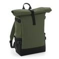 thumbnail image 1 of BagBase Block Roll-Top Backpack, 1 of 2