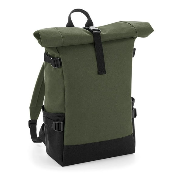 BagBase Block Roll-Top Backpack