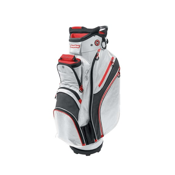 Bag Boy Golf Chiller Cart Bag White/Charcoal/ Red