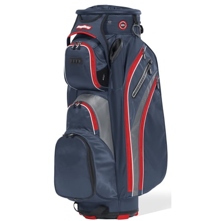 Bag Boy Golf ZP Revolver XP Cart Bag Navy/Charcoal/Red