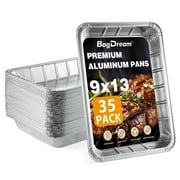 BagDream 60 Pack 6.25x3.5 Disposable Aluminum Loaf Pans with Lids Small Aluminum Foil Pans Tin Baking Pans Food Containers for Baking, Meal Prep and Freezer, Takeout