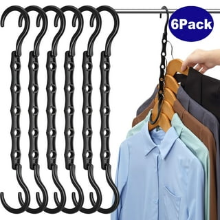 Elama Black Plastic Hangers 50-Pack 985111890M - The Home Depot