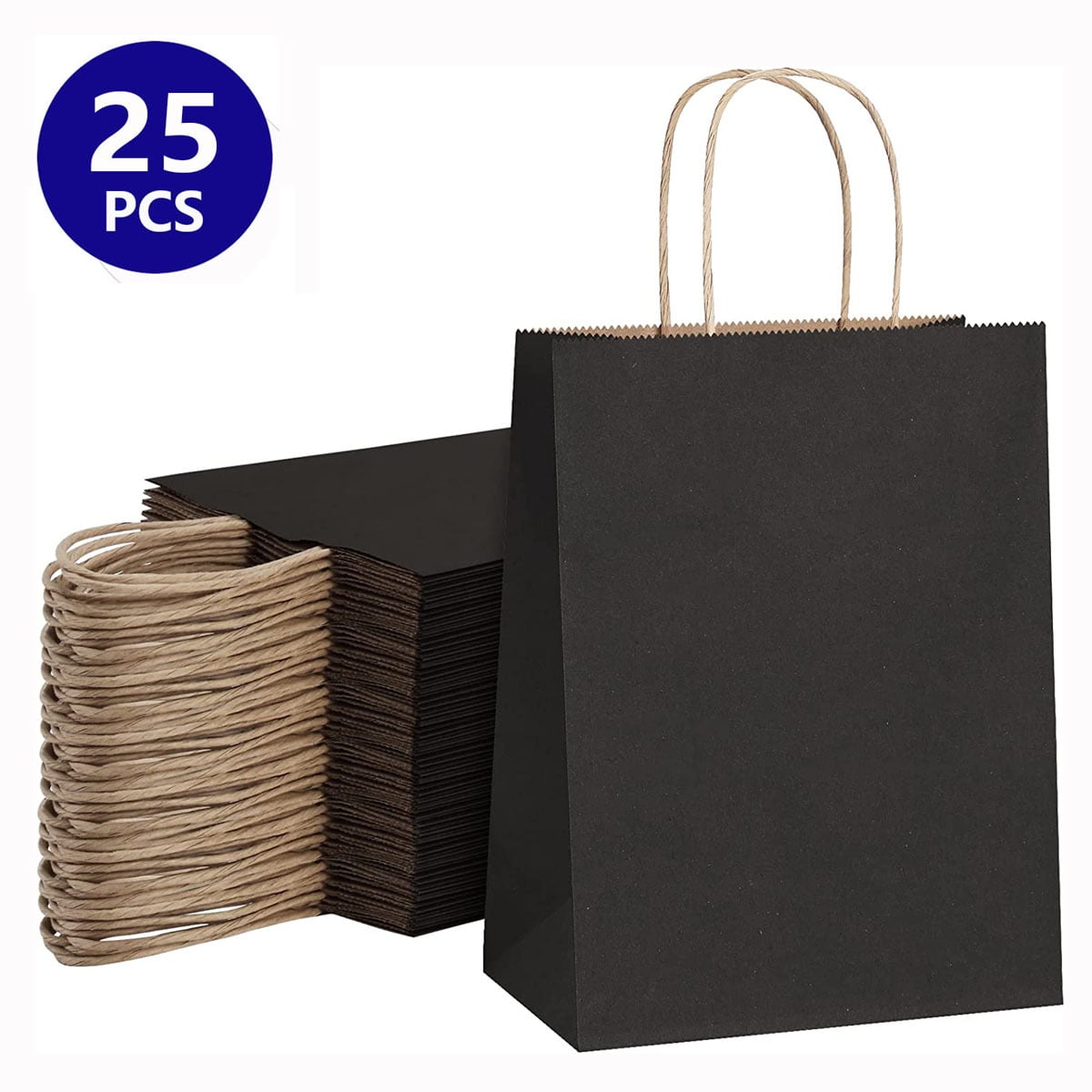 Black paper online bags bulk