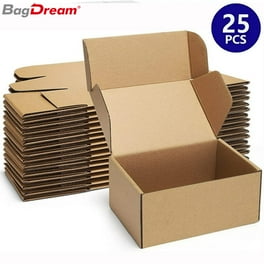 25 Pack Corrugated Packaging Boxes for Shipping Cardboard Mailers for Small Business Boutiques Mailing Gifts Gift Boxes for Wedding Reception Bridal Shower Black 6x6x2 in Walmart