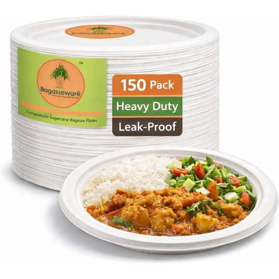 Bagasseware 10" Round Plate