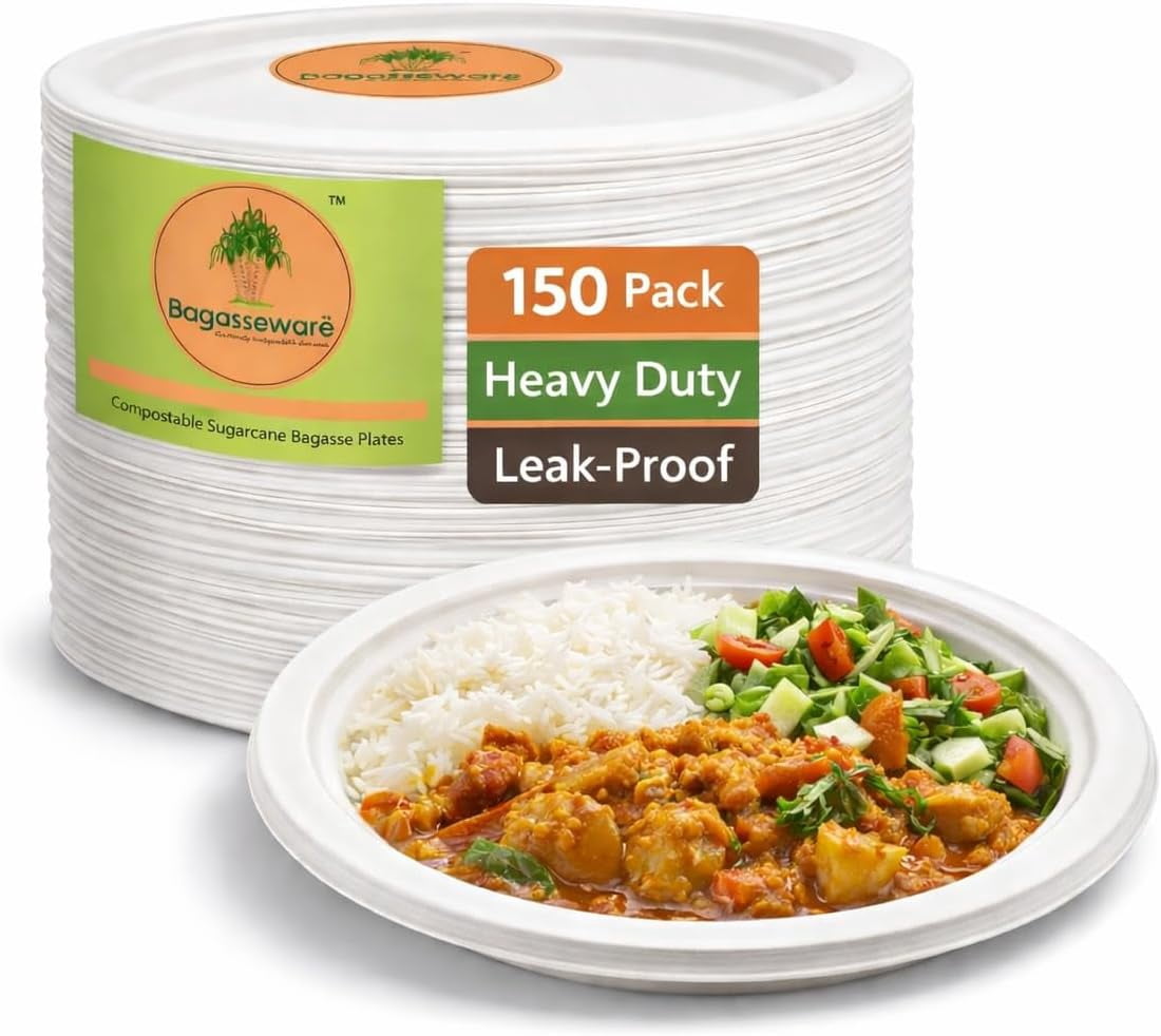 Bagasseware 10" Round Plate