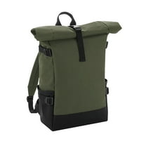 Bagbase Block Roll Top Knapsack