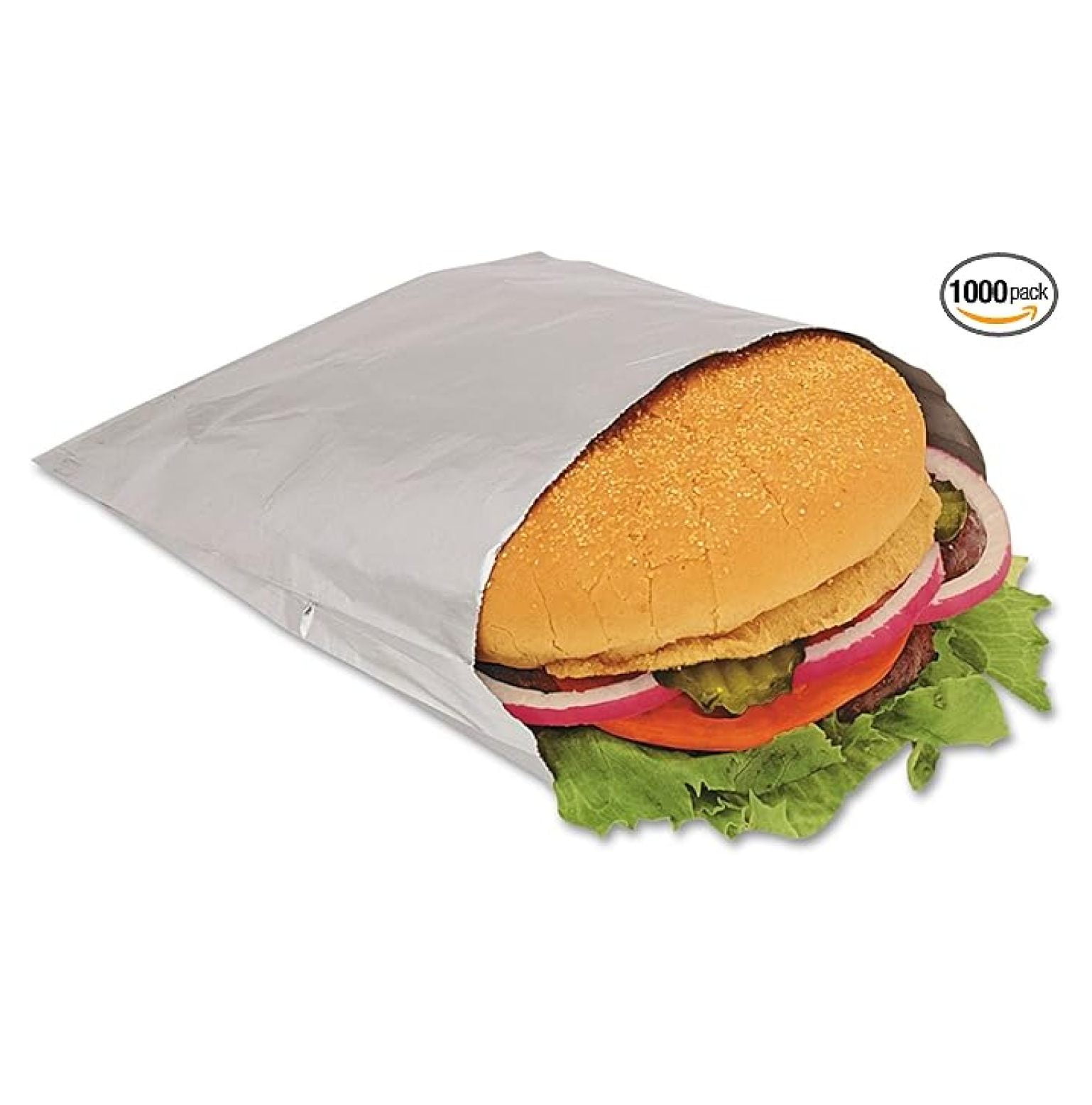 Bagcraft 300533 Sandwich Bags 6 x 3/4 x 6 1/2 Silver 1000/Carton ...