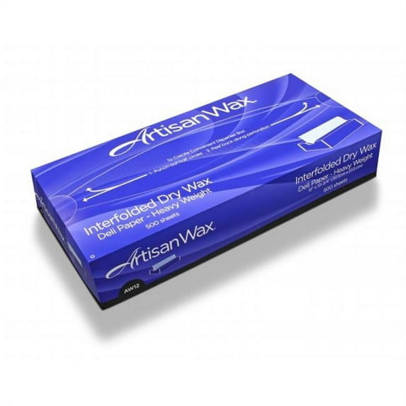 Bagcraft BGC012010 Interfolded Regular Dry Deli Paper Market Wax, White - 10 x 10.75 in. - 500 Per Pack & Pack of 12