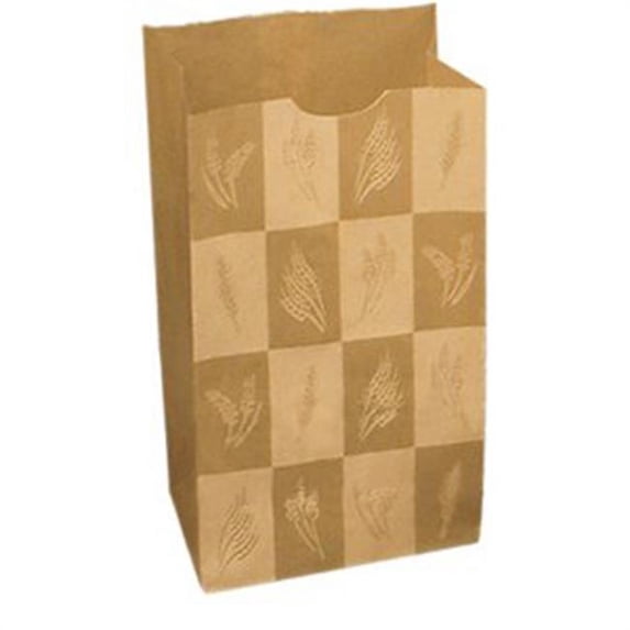 Bagcraft Paper - Wax Bakery Bag, Natural, 1/CS/500 (10900240)