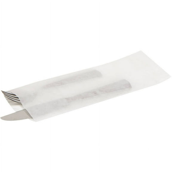 Bagcraft Papercon ToGo! Silverware Bags, White, 2000 Ct
