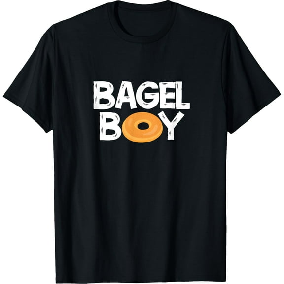 Bagel Boy Funny Donut Food Lover T-ShirtPure cotton short-sleeved shirts for both men and women