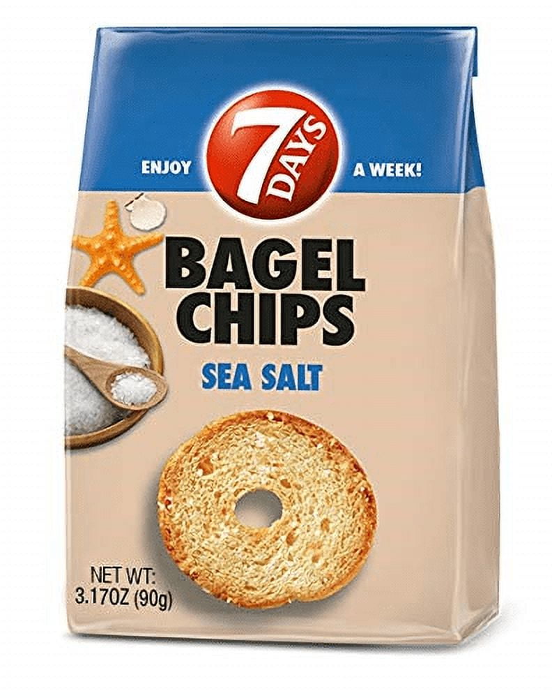 Bagel Chips, Sea Salt (7 Days) 3.17 oz