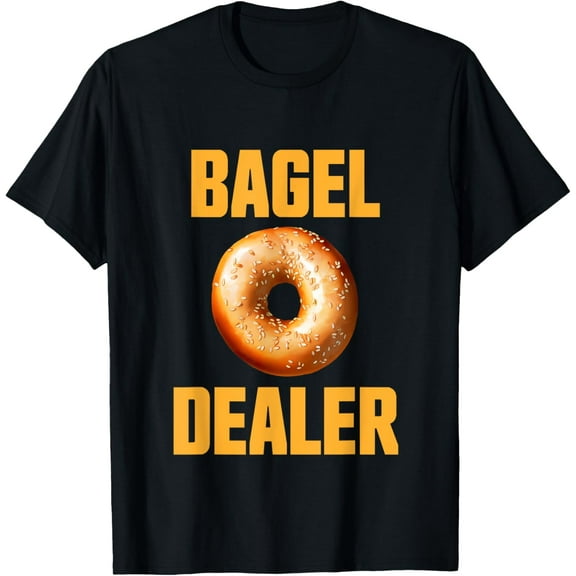 Bagel Dealer funny Everything Bagel Pretzels Bagels Baker T-ShirtPure cotton short-sleeved shirts for both men and women