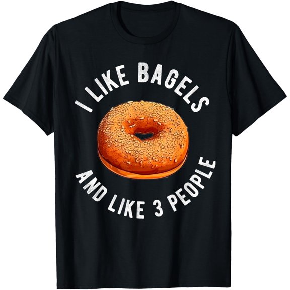 Bagel Lover For Men Women BreakFast Jewish Food Beigel T-Shirt