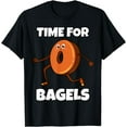 thumbnail image 1 of Bagel Time Jewish Bread Roll Snack Wheat Bakery Lover Gift T-Shirt, 1 of 3