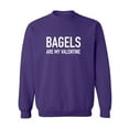 thumbnail image 1 of Bagels Are My Valentine Crewneck Sweatshirt, 1 of 2