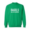 thumbnail image 1 of Bagels Are My Valentine Crewneck Sweatshirt, 1 of 2