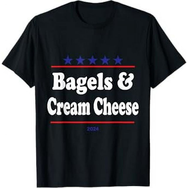 Bagels & Cream Cheese Funny Presidential Election 2024 TShirt