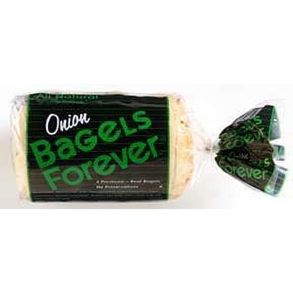 Bagels Forever Onion Bagel, 11.5 Ounce -- 12 per case.