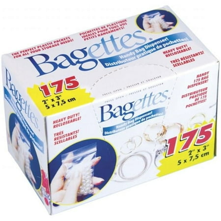 Bagettes Heavy-Duty Reclosable Bags, 175/Pkg, Clear