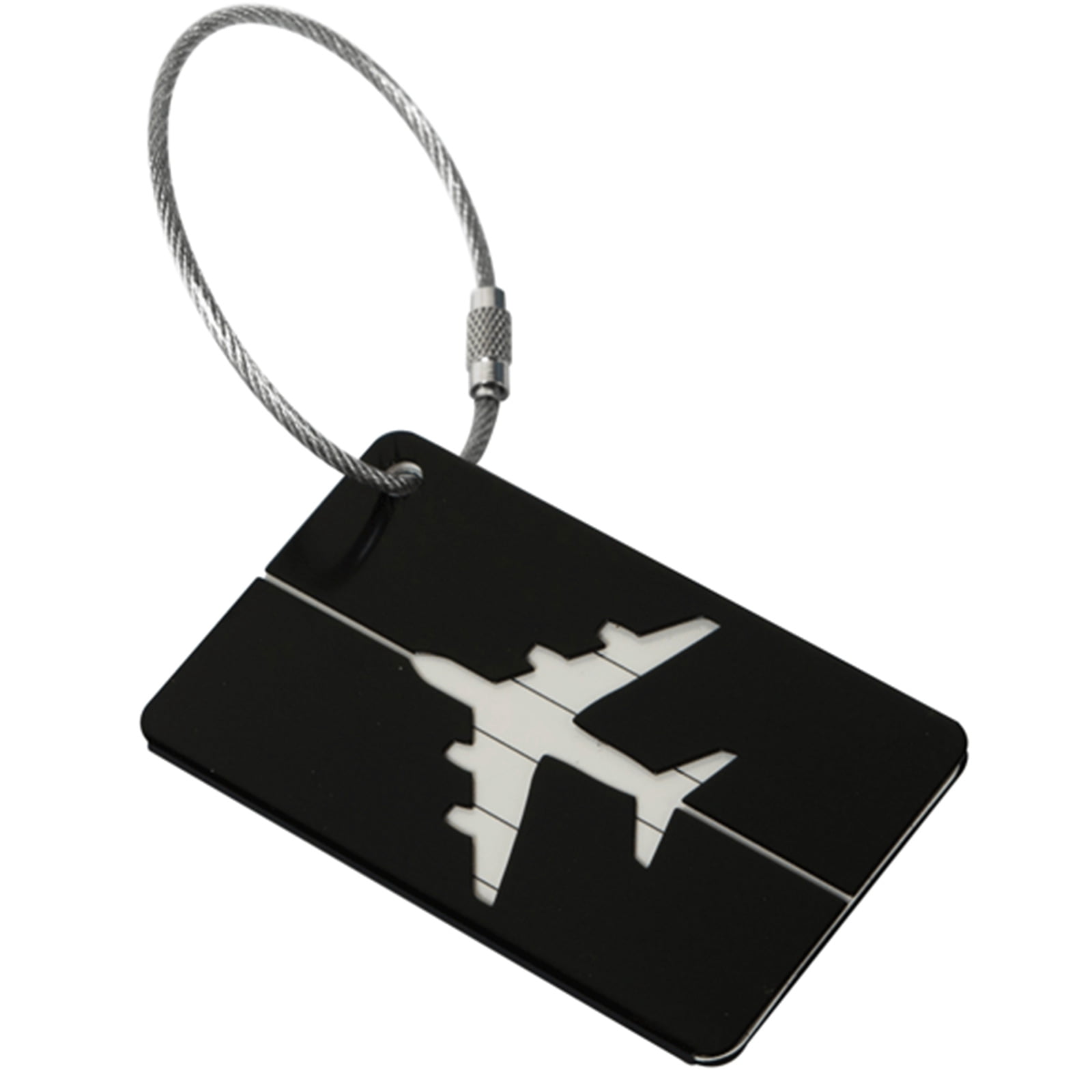 Baggage Backpack Tags Suitcase Identifier Metal Luggage Tags with Name ...