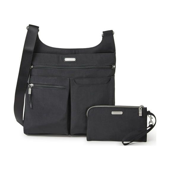 Baggallini On Track Crossbody with RFID Phone Wristlet