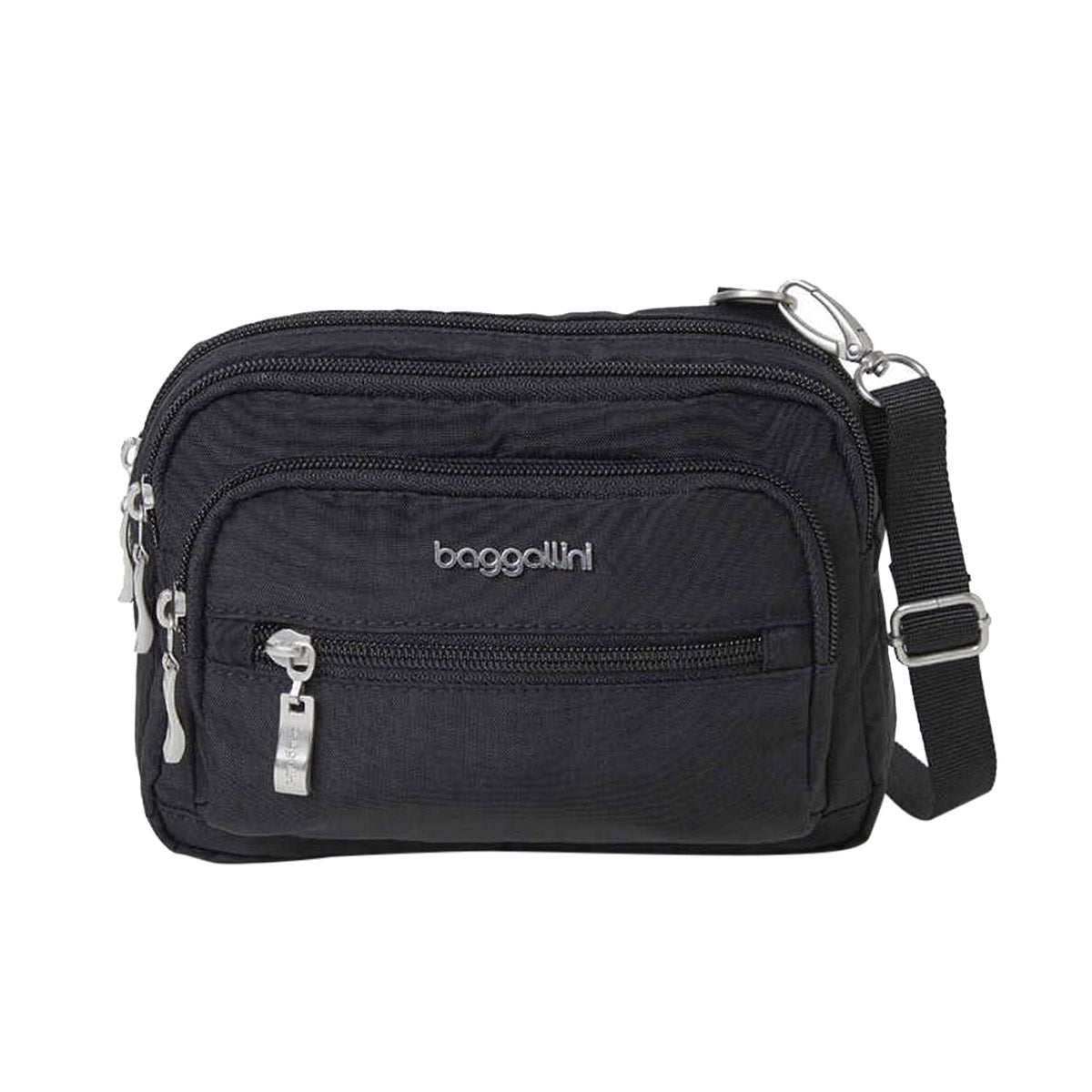 Baggallini Triple Zip Crossbody Bag