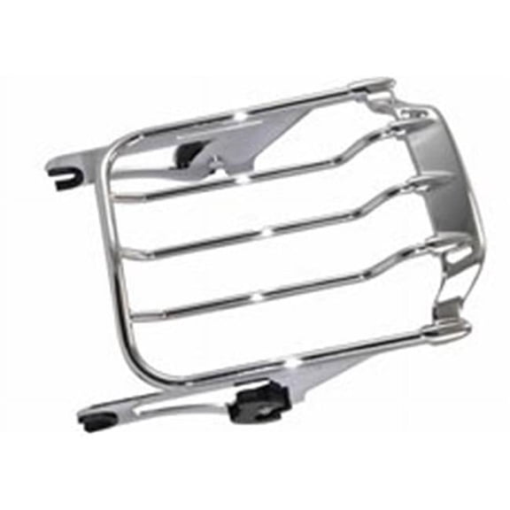 Bagger Brothers BB-SDLR-0917-C Detachable Spoiler Two-up Luggage Rack for 2009-2017 FL Touring Models, Chrome