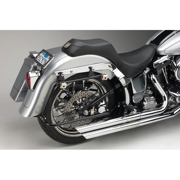 Bagger Tail Bag Mounts Black FLST 08-10