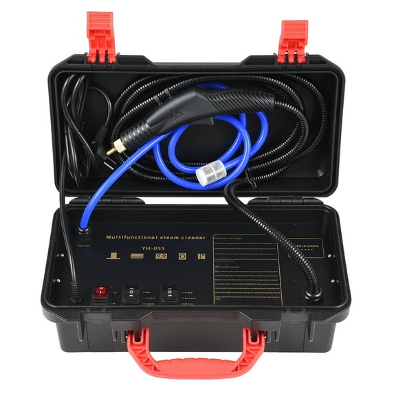 Baggra Electric Steamer Cleaner High Pressure 1800W Portable for Kitchen Bathroom Floor Car Detailing High Temperature Tankless Machine