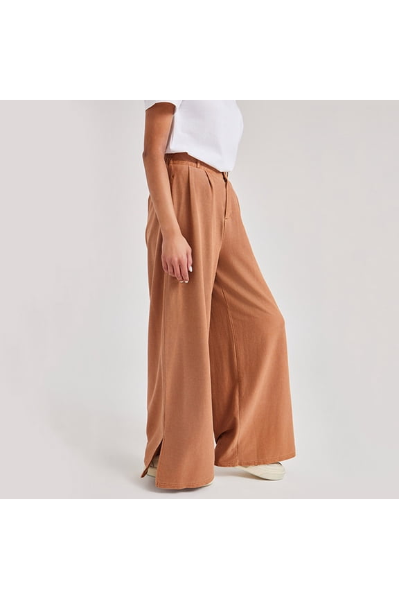 Baggy Barrel Pants For Women Trendy Mid Waist Wide Leg Ankle Pants Vintage Loose Pants Streetwear
