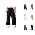 thumbnail image 1 of Baggy Cargo Pants Men 2026 Casual Drawstring Elastic Waist Loose Fit Parachute Pants Harem Joggers with Pockets Streetwear, 1 of 9