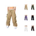 thumbnail image 1 of Baggy Cargo Pants Men 2026 Fashion Drawstring Elastic Waist Loose Fit Parachute Pants Harem Joggers with Pockets Streetwear, 1 of 8