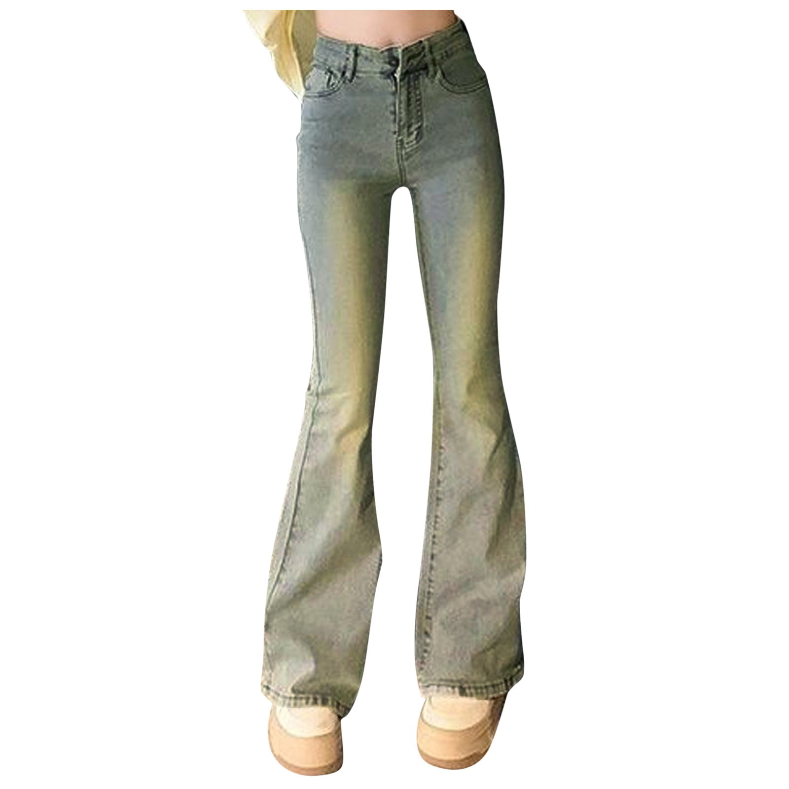 Baggy Jeans Women Jeans Light Blue Spring Autumn Retro Flared High ...