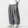 thumbnail image 1 of Baggy Jeans for Men Wide Leg Casual Denim Pants for Comfortable Stretch Solid Color Fall Travel Long Jeans with Pocket Grey XL, 1 of 5