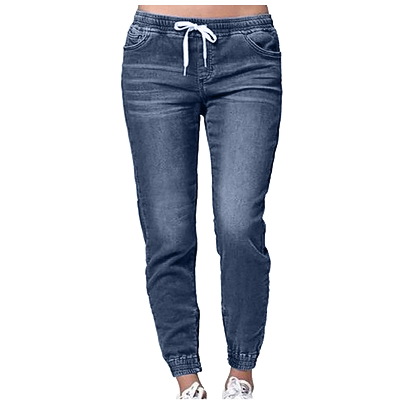 Women Vintage Mid Waist Jeans Wide Leg Loose Boyfriend Denim Cropped Pants  Straight Leg Mid Rise Y2k Barrel Jeans (A Dark Blue, S) at  Women's  Jeans store