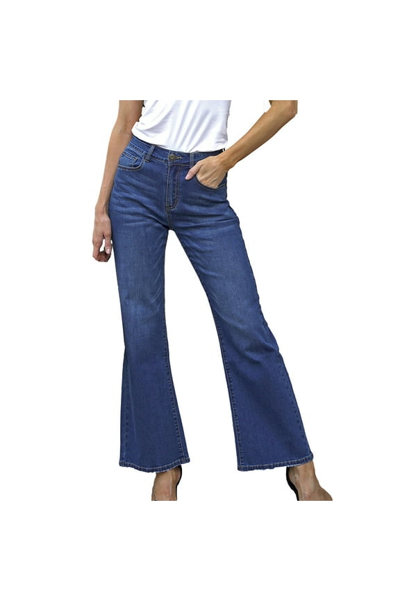 Baggy Jeans for Women Straight Wide Leg Jeans Pants High Waisted Button Pockets Denim Trousers Casual Versatile Jeans