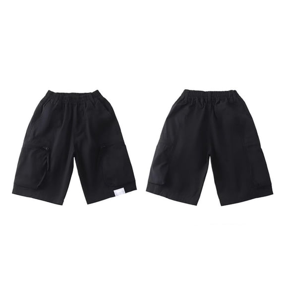 Baggy Jorts Boy 11-12 Years Boy Cargo Shorts Size 14-16 Boys Summer Shorts Baggy Jorts Boy Baggy Jorts Boys Quick Dry Gym Sports Black